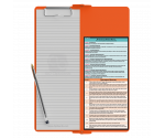 WhiteCoat Clipboard® Vertical - Orange Occupational Therapy Edition