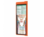 WhiteCoat Clipboard® Vertical - Orange Occupational Therapy Edition