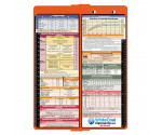 WhiteCoat Clipboard® - Vertical - Orange Pediatric Edition