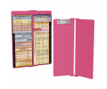 WhiteCoat Clipboard® Vertical - Pink Anesthesia Edition