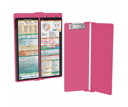 WhiteCoat Clipboard® Vertical - Pink Medical Edition