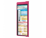 WhiteCoat Clipboard® Vertical - Pink Nursing Edition