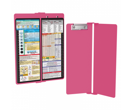 WhiteCoat Clipboard® Vertical - Pink Nursing Edition