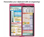 WhiteCoat Clipboard® Vertical - Pink Nursing Edition