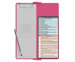 WhiteCoat Clipboard® Vertical - Pink Occupational Therapy Edition