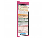 WhiteCoat Clipboard® Vertical - Pink Pediatric Edition