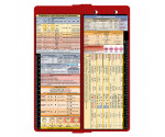 WhiteCoat Clipboard® Vertical - Red Anesthesia Edition