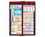 WhiteCoat Clipboard® Vertical - Red Nursing Edition