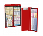 WhiteCoat Clipboard® Vertical - Red Occupational Therapy Edition
