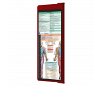 WhiteCoat Clipboard® Vertical - Red Occupational Therapy Edition