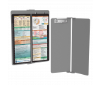WhiteCoat Clipboard® Vertical - Silver Medical Edition