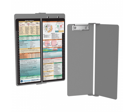 WhiteCoat Clipboard® Vertical - Silver Medical Edition