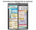 WhiteCoat Clipboard® Vertical - Silver Nursing Edition