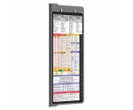 WhiteCoat Clipboard® Vertical - Silver Nursing Edition