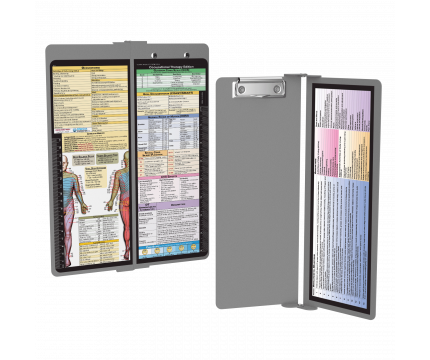 WhiteCoat Clipboard® Vertical - Silver Occupational Therapy Edition