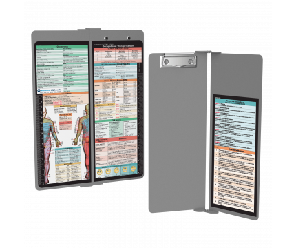 WhiteCoat Clipboard® Vertical - Silver Occupational Therapy Edition