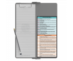 WhiteCoat Clipboard® Vertical - Silver Occupational Therapy Edition