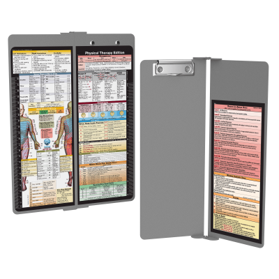 WhiteCoat Clipboard® Vertical - Silver Physical Therapy Edition