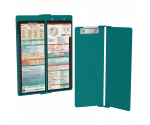 WhiteCoat Clipboard® Vertical - Teal Medical Edition