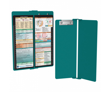 WhiteCoat Clipboard® Vertical - Teal Medical Edition