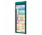 WhiteCoat Clipboard® Vertical - Teal Nursing Edition
