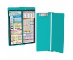 WhiteCoat Clipboard® Vertical - Teal Nursing Edition