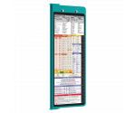 WhiteCoat Clipboard® Vertical - Teal Nursing Edition