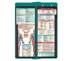 WhiteCoat Clipboard® Vertical - Teal Occupational Therapy Edition