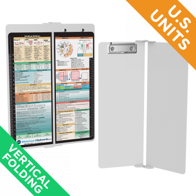 WhiteCoat Clipboard® Vertical - White Medical Edition