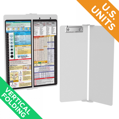 WhiteCoat Clipboard® Vertical - White Nursing Edition