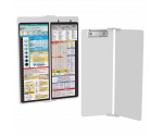 WhiteCoat Clipboard® Vertical - White Nursing Edition