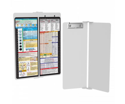 WhiteCoat Clipboard® Vertical - White Nursing Edition