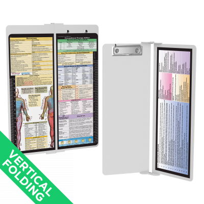 WhiteCoat Clipboard® Vertical - White Occupational Therapy Edition