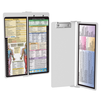 WhiteCoat Clipboard® Vertical - White Occupational Therapy Edition