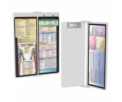 WhiteCoat Clipboard® Vertical - White Occupational Therapy Edition