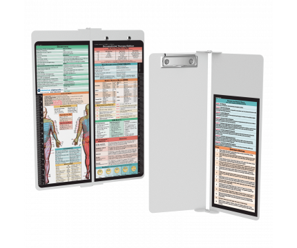 WhiteCoat Clipboard® Vertical - White Occupational Therapy Edition