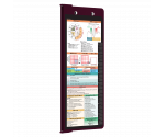 WhiteCoat Clipboard® Vertical - Wine Medical Edition