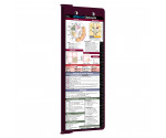 WhiteCoat Clipboard® Vertical - Wine Medical Edition