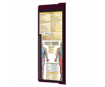 WhiteCoat Clipboard® Vertical - Wine Occupational Therapy Edition