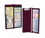 WhiteCoat Clipboard® Vertical - Wine Occupational Therapy Edition