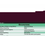 WhiteCoat Clipboard® Vertical - Wine Occupational Therapy Edition