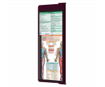 WhiteCoat Clipboard® Vertical - Wine Occupational Therapy Edition