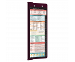 WhiteCoat Clipboard® Vertical - Wine Occupational Therapy Edition