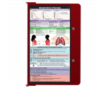 WhiteCoat Clipboard® Concealed - Red Respiratory Therapy Edition