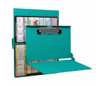WhiteCoat Clipboard® Concealed - Teal Respiratory Therapy Edition