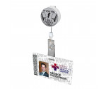 If You Fib I Will Paddle You  Button Badge Reel 