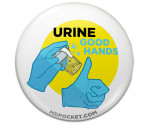 Urine Good Hands Pinback Button