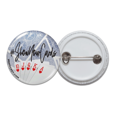 Show your Cards Pinback Button