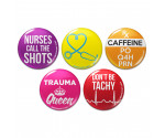 Witty Nurse Pinback Buttons