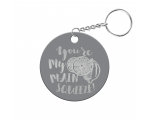 You're My Main Squeeze Circle Keychain